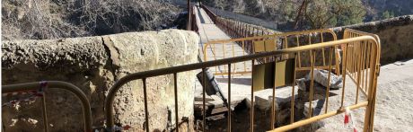 Se inician las obras de accesibilidad en el Puente de San Pablo