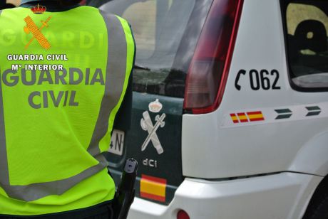 La Guardia Civil investiga a una persona como presunto autor de un delito de lesiones por imprudencia