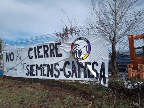 La capital acogerá hoy viernes una manifestación en contra del cierre de la factoría de Siemens Gamesa