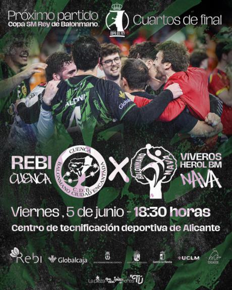 El BM Cuenca se jugará ante Nava el pase a semifinales de la Copa del Rey