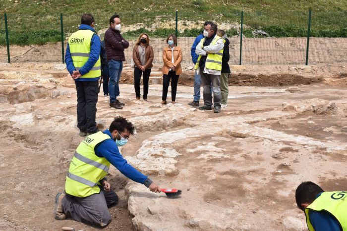 La Diputación está invirtiendo un total de 100.000 euros en las termas romanas de El Cañavate