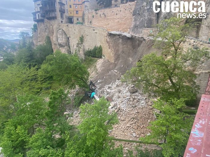 Ciudadanos exigirá la dimisión del Alcalde y de los concejales de Patrimonio, Obras y Urbanismo por el derrumbe de la calle de subida a las Casas Colgadas