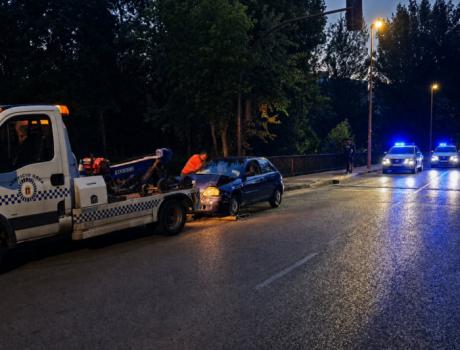 Una persona resulta herida en un accidente de tráfico en la calle Escultor Jamete