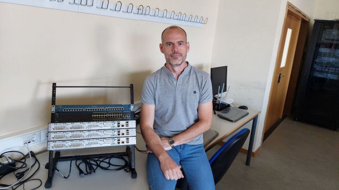 En imagen Marcos David Fernández, director de la Escuela Politécnica