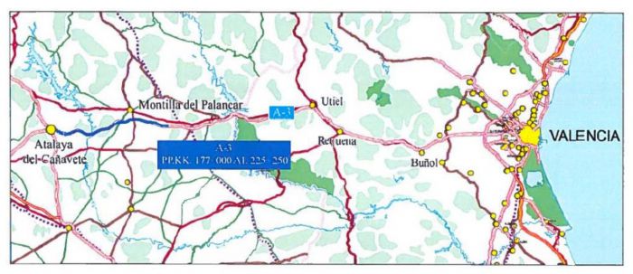 El PSOE de Cuenca pone en valor la inversión de 3,85 millones del Gobierno de España para mejorar la seguridad vial en la A-3 a su paso por la provincia