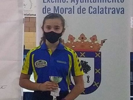 Jimena Orbis del Club Tenis de Mesa Cuenca representará a toda la provincia en el Campeonato Nacional del Deporte Escolar