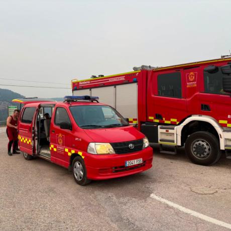 Rescatan a una persona accidentada en El Tranco de Villalba de la Sierra