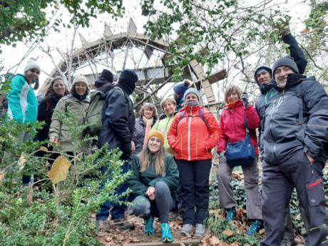 Ruta botánica en el paseo botánico de Villalba de la Sierra