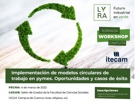 Itecam y la UCLM celebrarán una jornada en Cuenca sobre las ventajas de la economía circular para las empresas