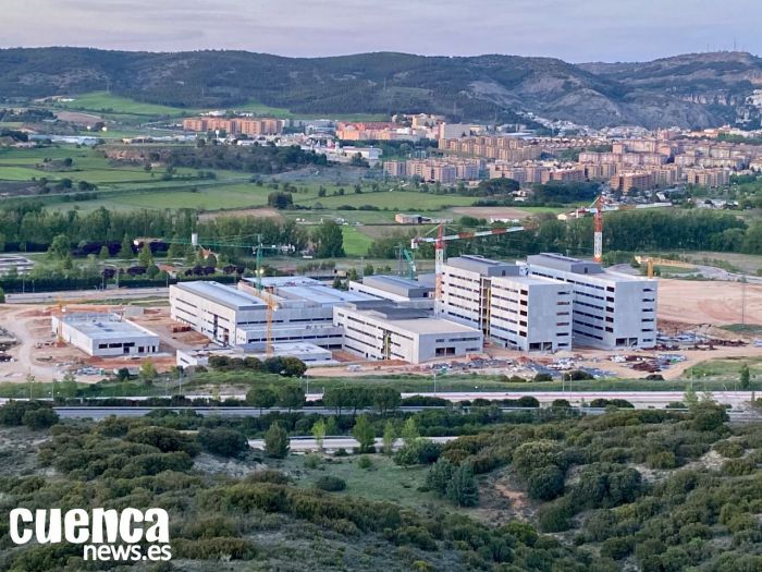 Obras del nuevo hospital de Cuenca