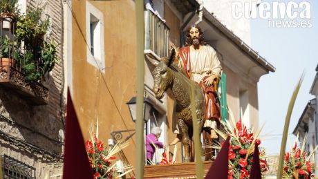La procesión del Hosanna vuelve a la calles de Cuenca tras dos años de silencio