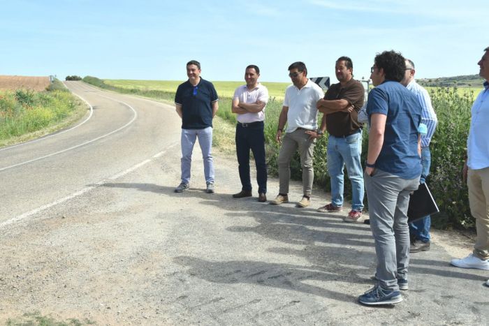 Arrancan las obras de la carretera que une Villarejo de Fuentes y Fuentelespino de Haro