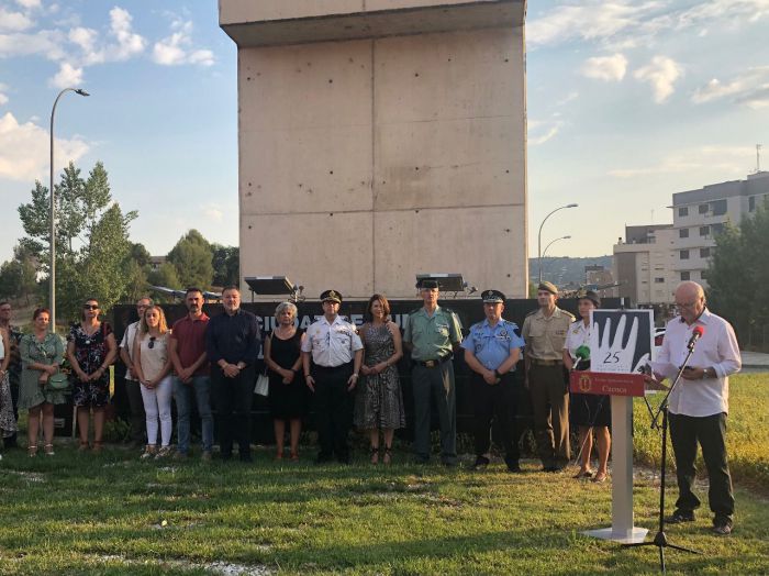 Cuenca homenajea a las víctimas del terrorismo en el 25 aniversario del secuestro y asesinato de Miguel Ángel Blanco