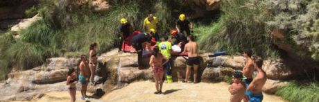 Herida una mujer de 38 años tras sufrir una caída en Las Chorreras