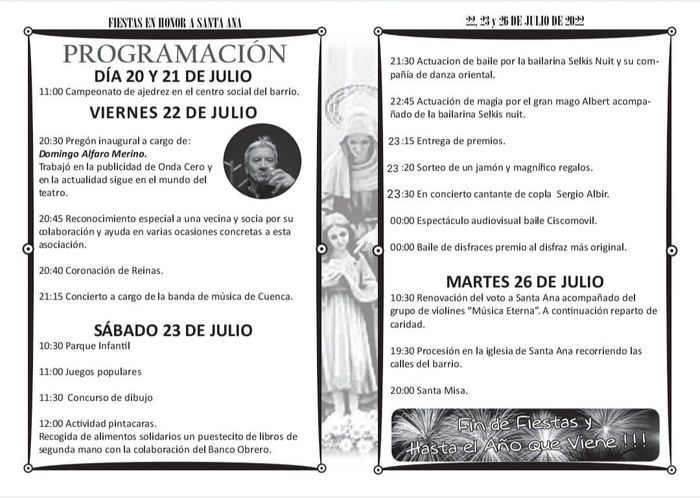 Las fiestas de Casablanca arrancan con el pregón de Domingo Alfaro