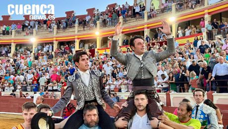 Andy Cartagena y Guillermo Hermoso ponen el broche triunfal a la feria taurina de San Julián 2022 