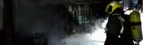 La explosión de una bombona de butano causa daños en una vivienda en los Tiradores Altos