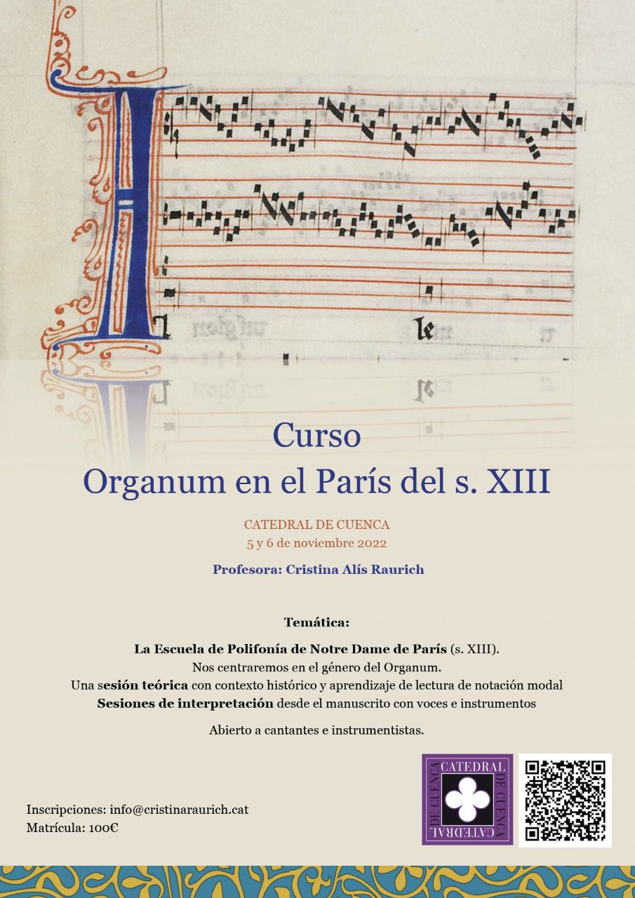La Catedral revive su vocación cultural y musical con un Curso de Música Medieval