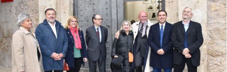 Publio López Mondéjar, Rafael Canogar, Carmen Calvo y Roberto Polo han recogido esta tarde las medallas “Cuenca Patrimonio de la Humanidad”