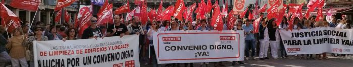 Las trabajadoras de la Limpieza van a la huelga a partir del martes por su convenio colectivo