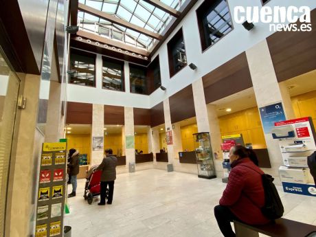 Las oficinas de Correos en Cuenca recibieron más de 370.000 visitas durante 2022