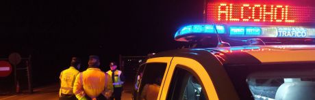 El conductor que se choco con una patrulla de la Guardia Civil da positivo en alcoholemia