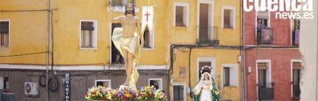 Jesús Resucitado y Ntra. Señora del Amparo sellan su Encuentro y abren la Pascua en Cuenca