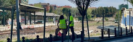 El Juzgado paraliza la demolición del muro de Paseo de San Antonio