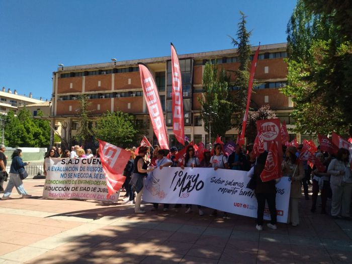 Manifestación del 1 de mayo en Cuenca: los sindicatos apuestan por seguir trabajado en la negociación colectiva