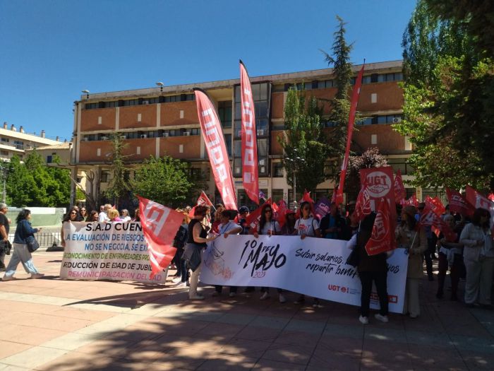 Manifestación del 1 de mayo en Cuenca: los sindicatos apuestan por seguir trabajado en la negociación colectiva