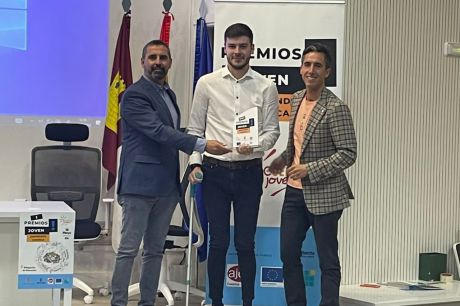 Jaime Martínez Fuentes, ganador de los I Premios Joven Emprende del Ayuntamiento de Cuenca