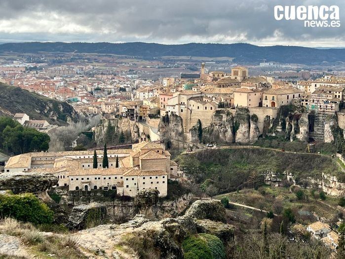 Panorámica de Cuenca desde la hoz del Huécar