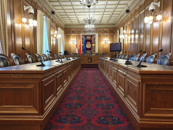 Salón de plenos de la Diputación Provincial