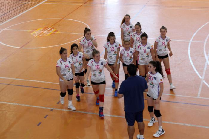 Las infantiles de Iniesta, octavas en el campeonato nacional de voleibol