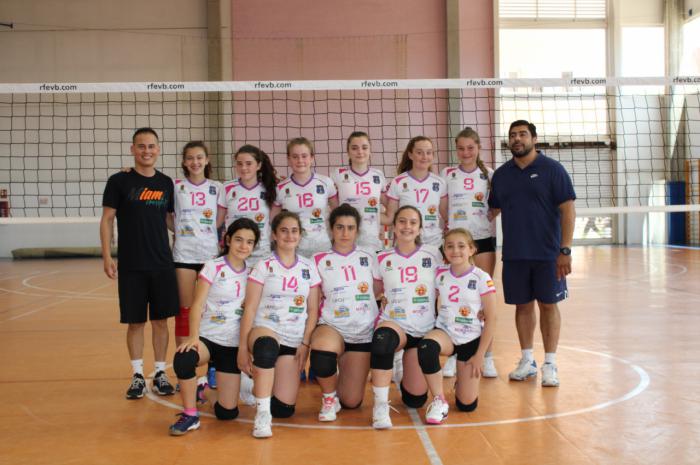 Las infantiles de Iniesta, octavas en el campeonato nacional de voleibol