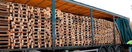 Investigan a tres personas por hurto de pallets