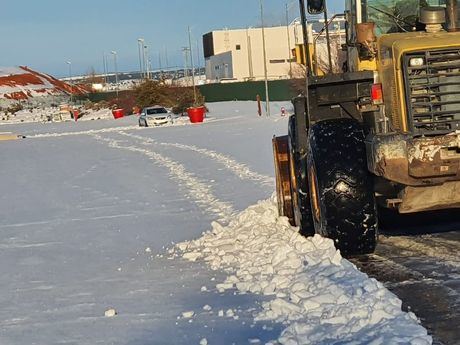 Aviso amarillo por nieve en la provincia