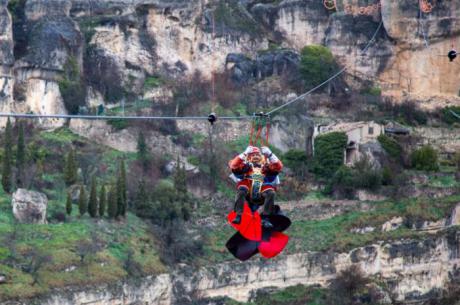 Los Reyes Magos sorprenderán de nuevo llegando en tirolina a la capital