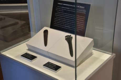 Un puñal y una alabarda de la Edad de Bronce se incorporan al Museo de Cuenca