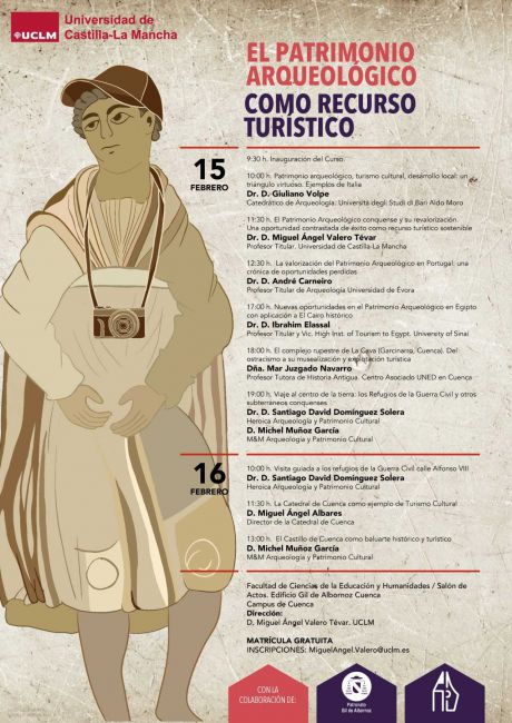 El congreso Patrimonio Arqueológico como Recurso Turístico pondrá en Cuenca ejemplos de Italia, Egipto y Portugal como modelos de gestión arqueológica