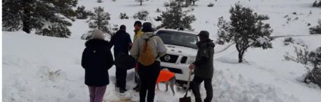 Rescatadas cuatro personas atrapadas a causa de la intensa nevada en refugio de Huerta del Marquesado