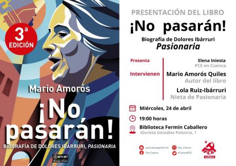 El historiador Mario Amorós presenta la biografía inédita de Dolores Ibárruri, la Pasionaria