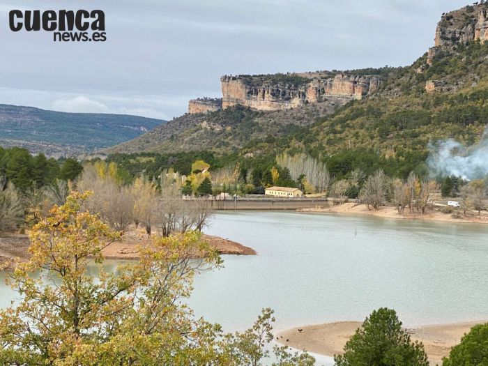 Embalse de La Toba, ubicado en Uña (Cuenca)