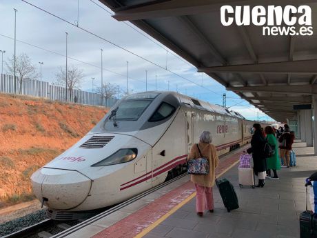 Suspendido el tráfico ferroviario en la línea de alta velocidad Madrid-Cuenca-Valencia