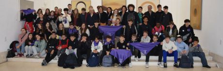 La Fundación Antonio Pérez recibe la visita de un grupo de 60 alumnos, profesores y autoridades de Trouville-sur-mer