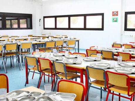 Educación abre los comedores escolares en Navidad a cerca de 3.200 alumnos y alumnas