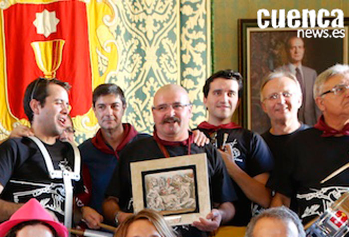 Herminio Carrillo, en el centro de la imagen en 2013