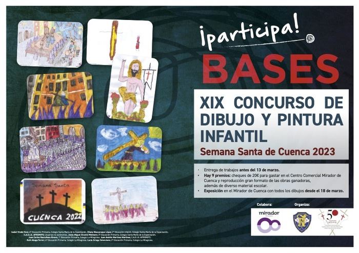 Abierta la convocatoria para participar en el XIX Concurso de Dibujo y Pintura Infantil del Resucitado