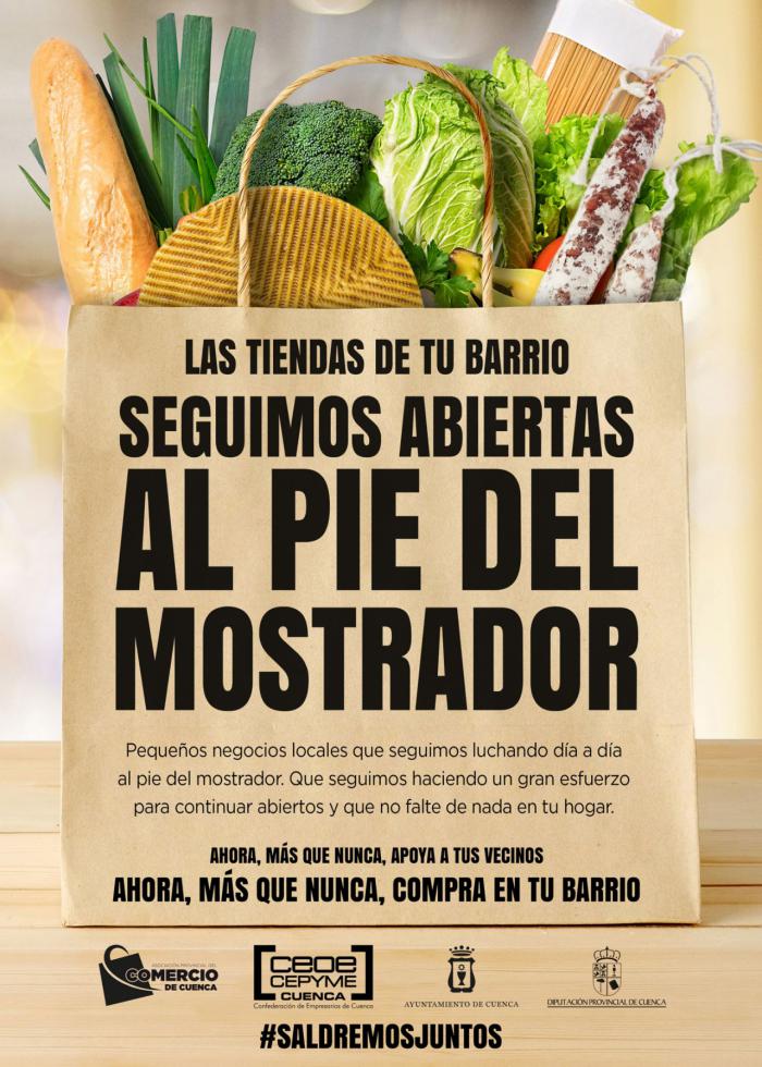 La Asociación de Comercio anima a los conquenses a que compren en las tiendas de alimentación de barrio