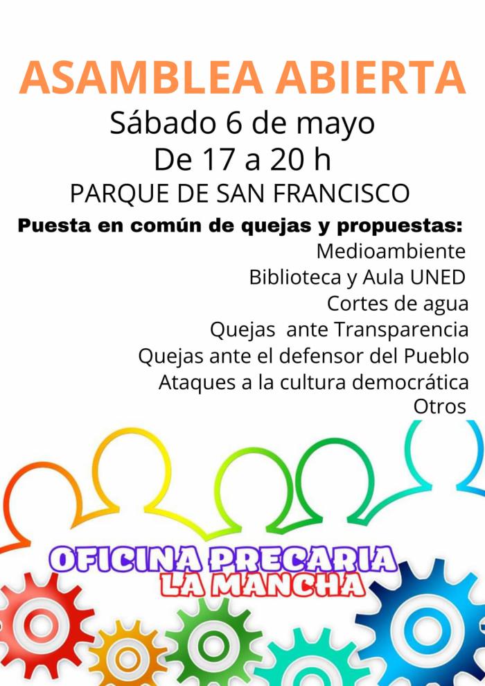 Primera asamblea de la Oficina Precaria en San Clemente